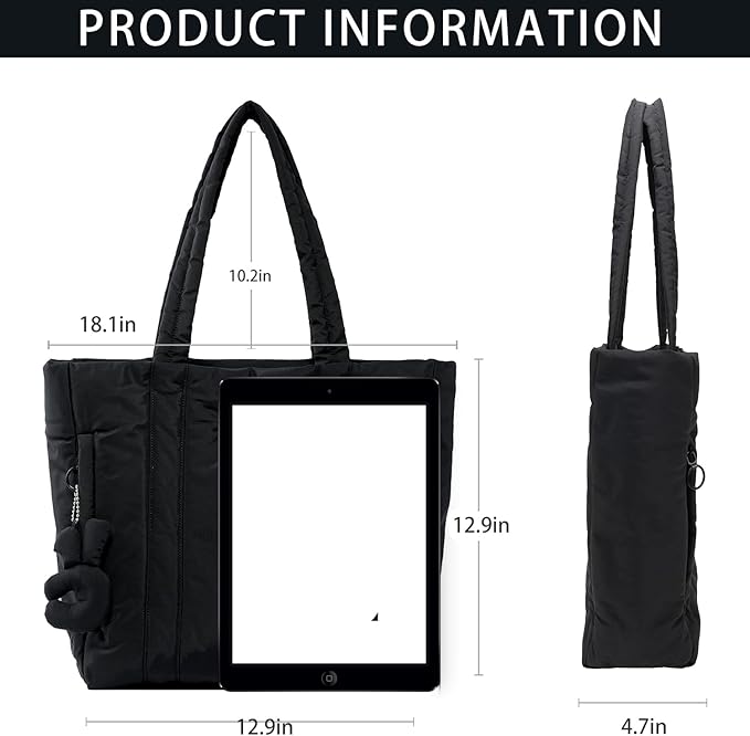 Puffer Tote Bag