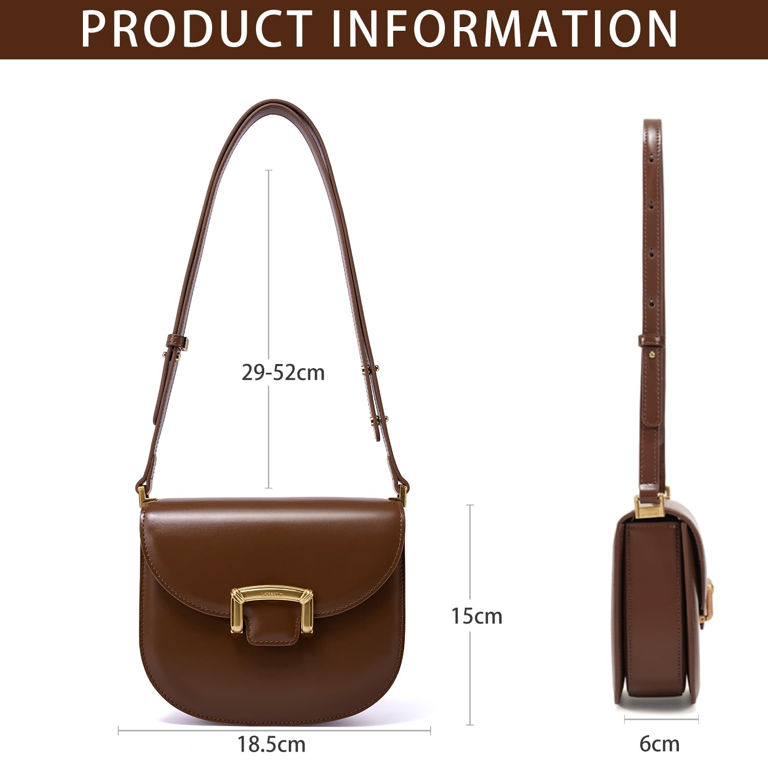 Leather Crossbody Bag For Girls