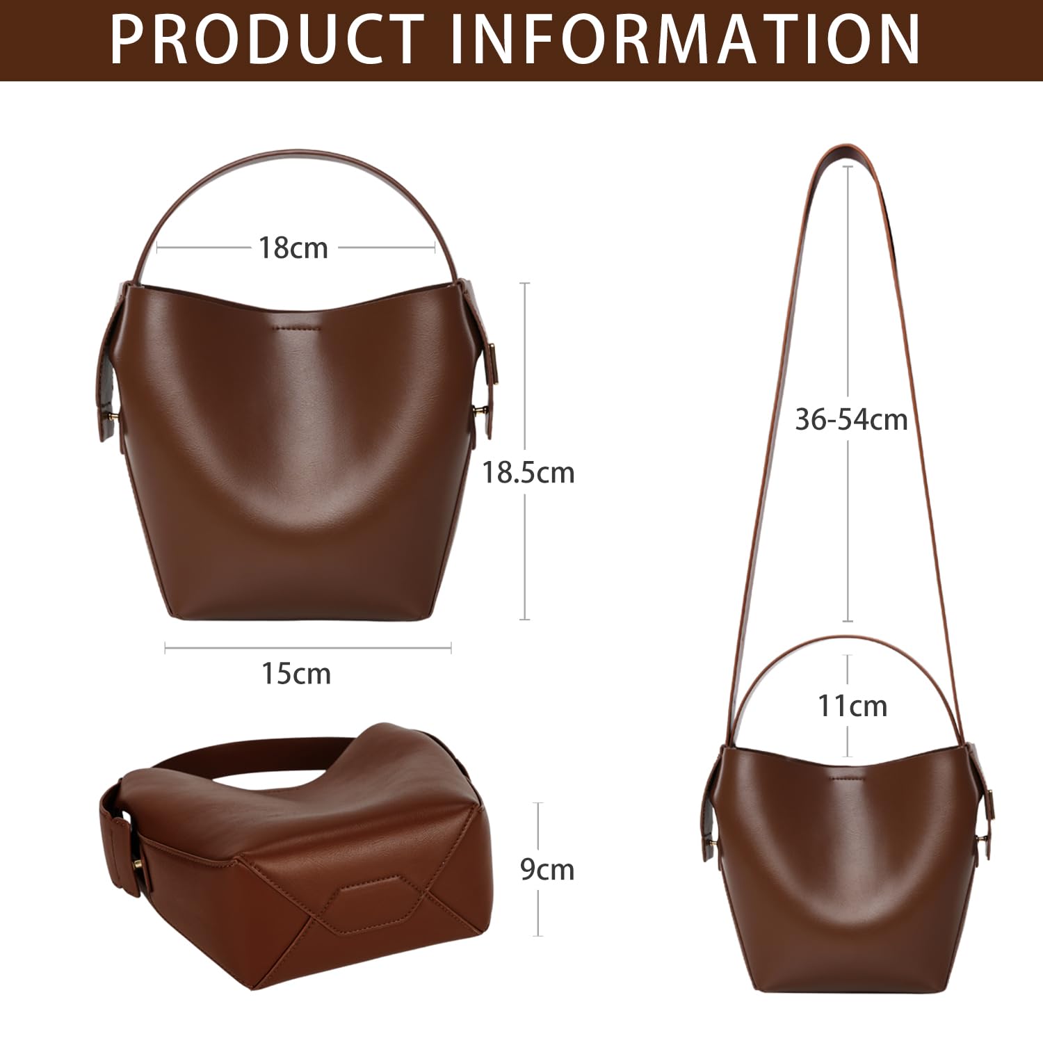 Leather Bucket Bag