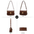 brown shoulder bags LA'FESTIN