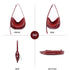 red leather hobo bags