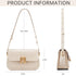 small white shoulder bag LA FESTIN