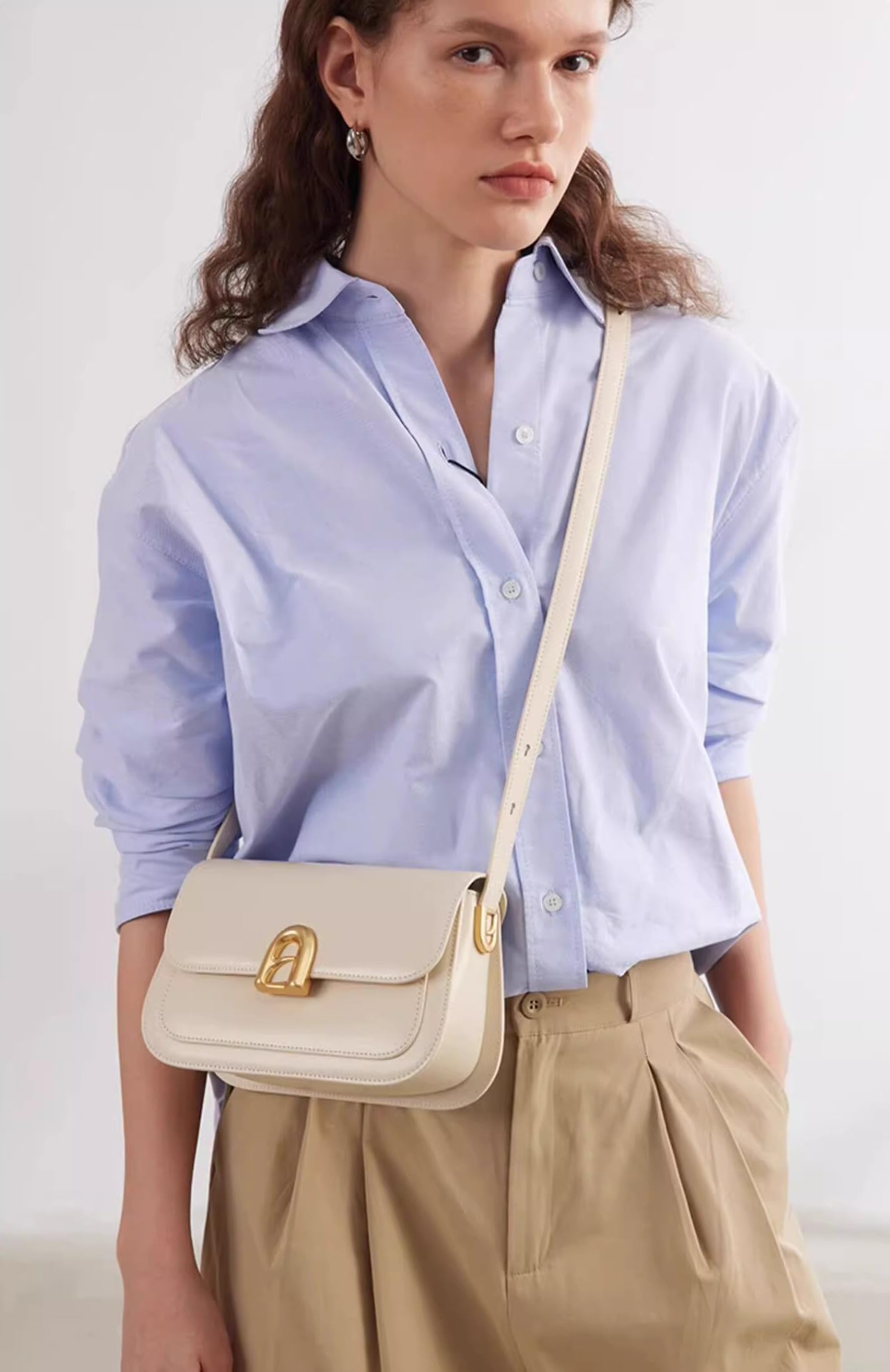 white shoulder bag LA FESTIN