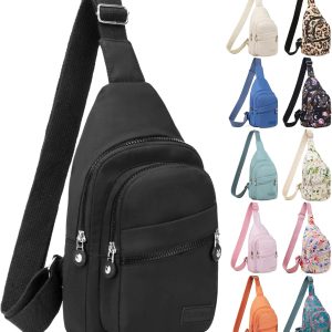 Banelu Small Sling Backpack Crossbody Bag for Women and Men front view