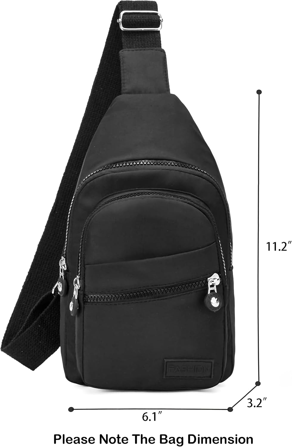 Banelu Small Sling Backpack Crossbody Bag for Women and Men side view