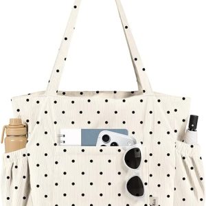 Miss Adola Corduroy Tote Bag for Women Cute Design